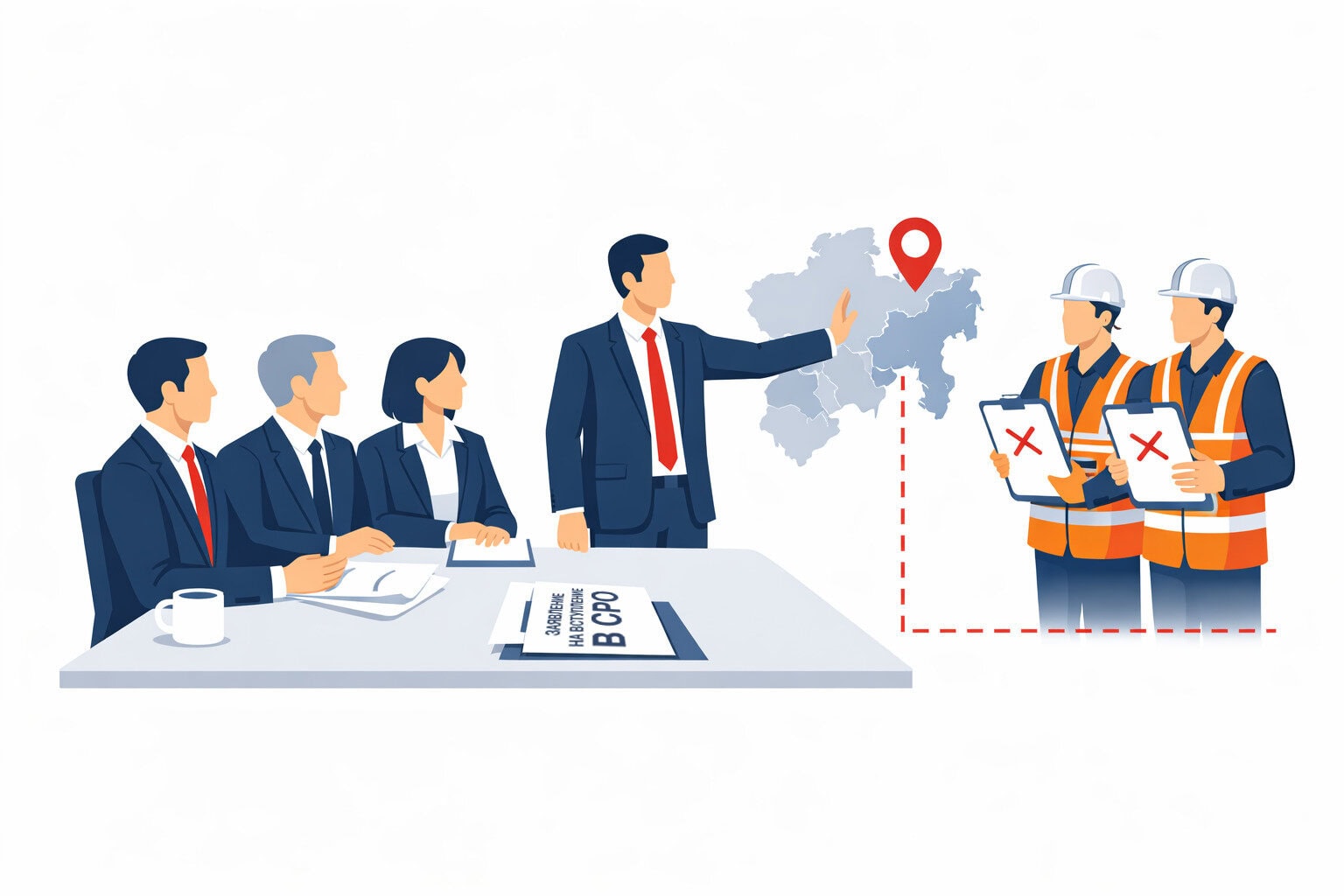 Когда строительным СРО нужно прекратить приём организаций не своего региона