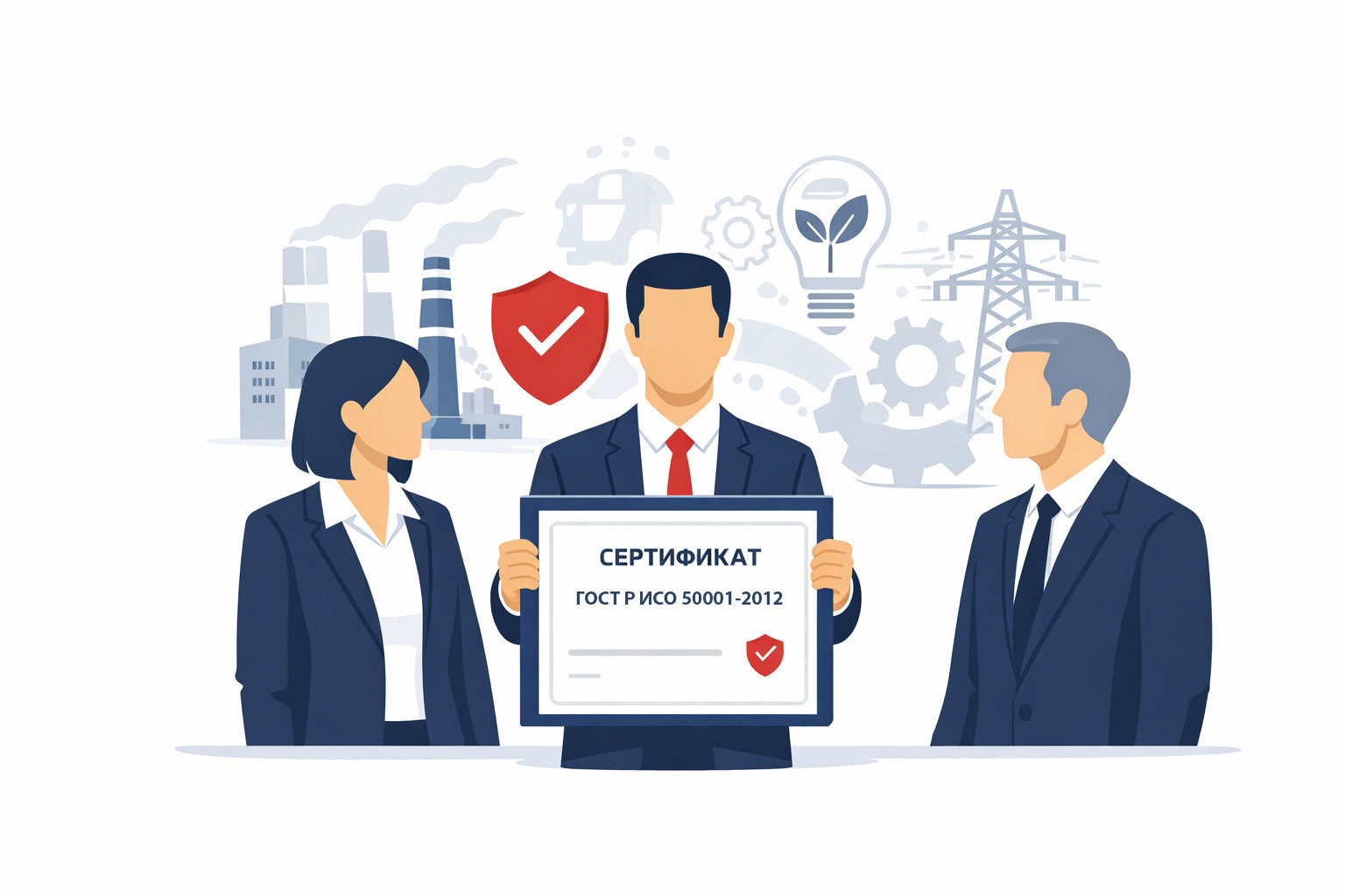 Оформление сертификата ГОСТ Р ИСО 50001-2012 в Москве и по всей Московской области