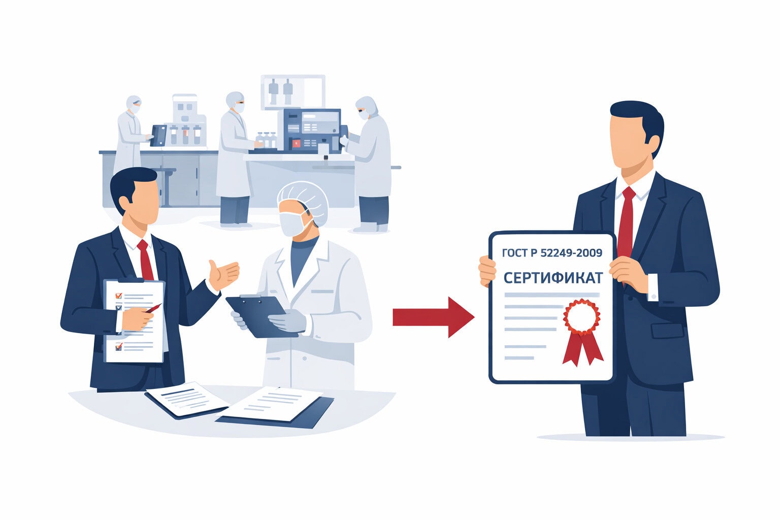 Процедура сертификации ГОСТ Р 52249-2009 в Москве